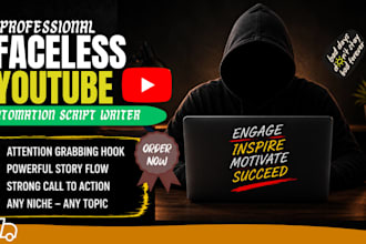 write engaging faceless youtube automation scripts
