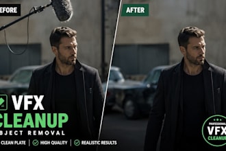 do professional vfx cleanup and object removal