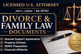 draft a court ready financial affidavit