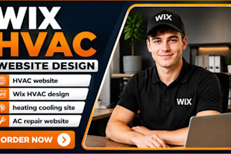 design wix hvac website heating cooling company hvac contractor web website