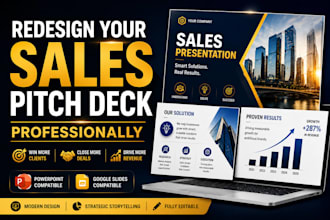 redesign your sales pitch deck professionally