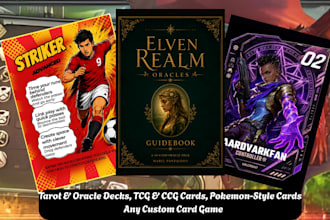 custom card decks for sale, tarot, oracle, tcg, sport, board card games