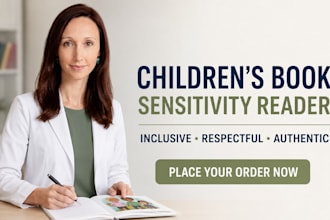 be your children book sensitivity reader and expert editor
