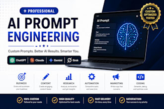 create custom ai prompts for chatgpt, claude, gemini and grok