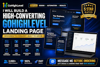 gohighlevel landing page gohighlevel sales funnel go high level website