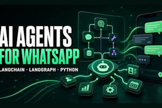build an ai agent for whatsapp with langchain and python