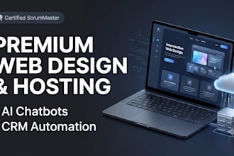 design a high converting website with hosting and ai chatbot