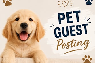 published pet and animals guest post