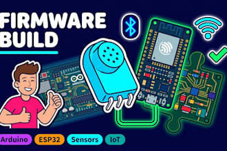make esp32 and arduino firmware for sensors and iot projects