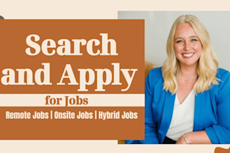 search and apply to jobs, write resume, cover letter for job application