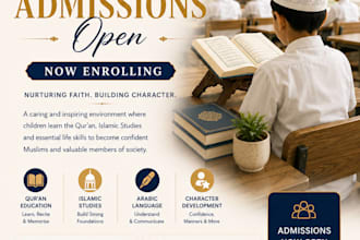design islamic posters and flyers