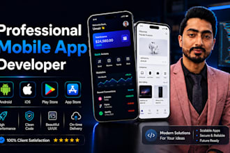 develop android ios flutter mobile apps for your business