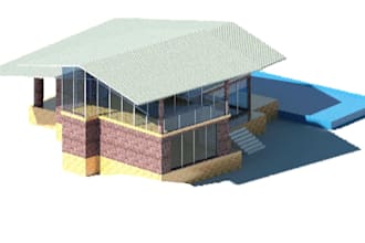 draw architectural floor plans, elevations and sections