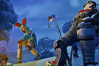 create a high quality fortnite 3d render