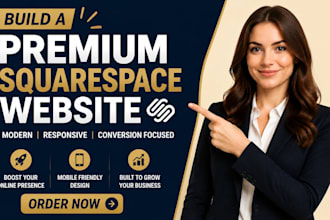 build a premium squarespace website design and redesign sqaurespace website