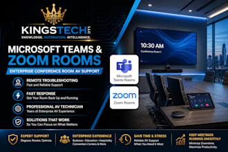 troubleshoot microsoft teams, zoom rooms, and conference room av systems