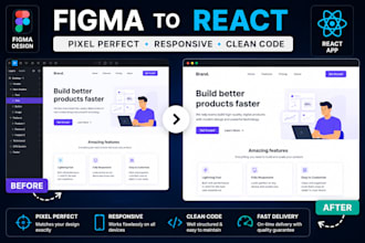 convert your figma design into a pixel perfect react app