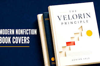 design a modern nonfiction or self help book cover
