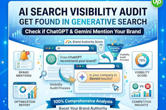 provide ai visibility SEO audit check why not llms mention your brand