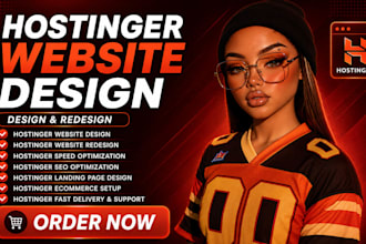 design or redesign your hostinger wordpress website professionally