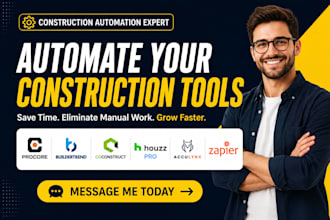 setup procore buildertrend coconstruct houzz pro acculynx zapier automation
