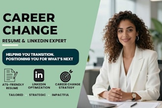 help you transition careers with a professional resume