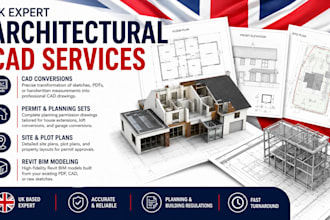 create revit bim, cad permit site plan drawings for house extension lofts