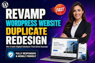 revamp wordpress website duplicate wordpress website redesign wordpress website