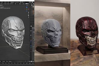 custom 3d printed and paint custom cosplay helmets masks armor and props