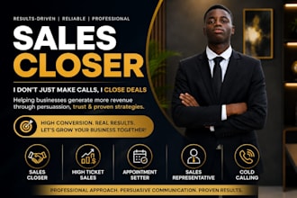 sales closer commission based sales closer b2b sales representative sales