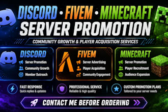 promote your minecraft server to increase community visibility