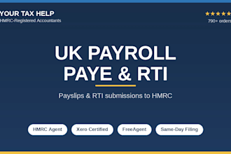 run your UK payroll, payslips and rti submissions to hmrc