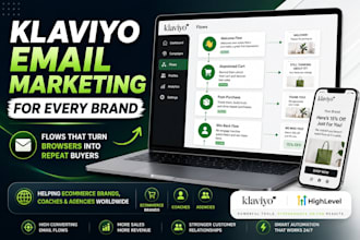 be your klaviyo expert specialist for email marketing and klaviyo flows