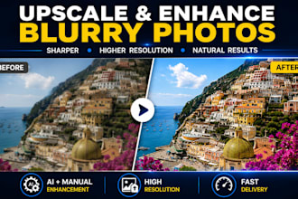 upscale, sharpen, and enhance blurry photos with ai