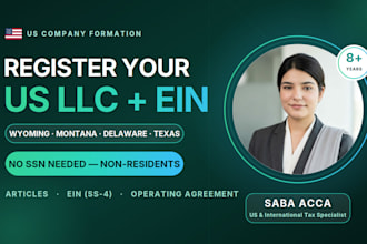 register US llc with ein number for non residents