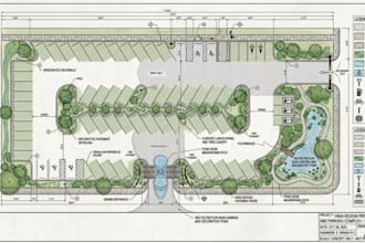 driveway and high design road parking lot using autocad civil 3d