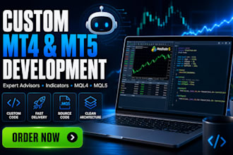 develop mt4 mt5 expert advisor and custom trading automation in mql4 mql5