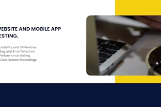 test your website or app and provide honest user feedback