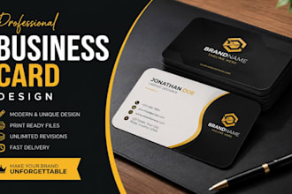 design professional luxury business card  minimalist modern business card design