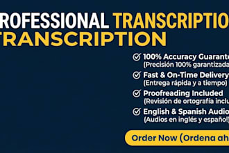 do accurate audio transcription tasks