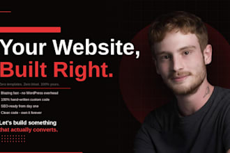 build your custom brochure website