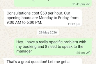 build an ai chatbot for your website or whatsapp