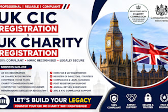 register UK cic, UK charity, companies house registration consultant