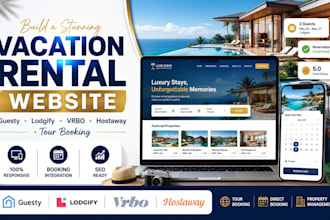 build vacation rental website  guesty lodgify vrbo hostaway, tour website