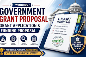 write winning government grant proposal, grant application and funding proposal