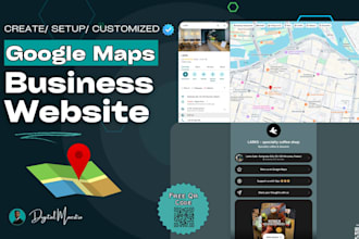 create a google maps business website with a linktree for business ranking