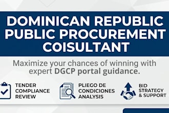 be your dgcp procurement consultant in dominican republic