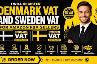 register denmark vat and sweden vat for amazon fba sellers