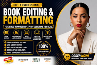 do book editing and formatting manuscript formatting, developmental book editing