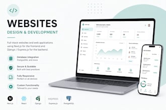 create a fully functioning website for your buisness
